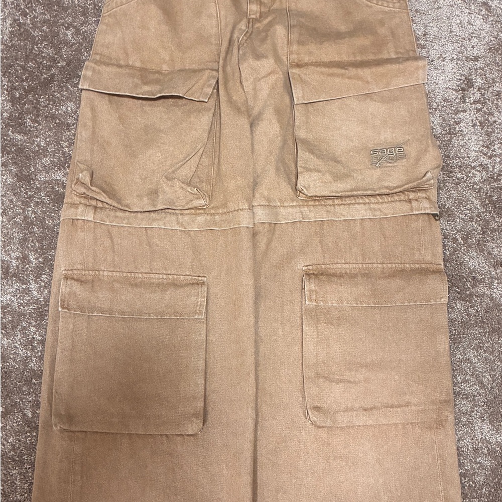 Sage Men's Brown Cargo Pants